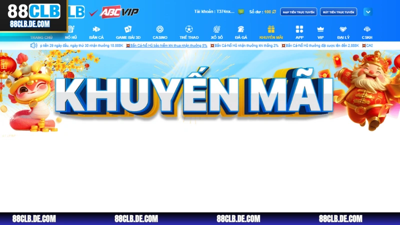 Vì sao khuyến mãi 88CLB luôn hấp dẫn?